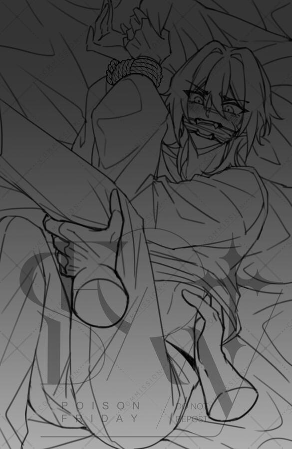 Sketch | Full body | +prop | NSFW