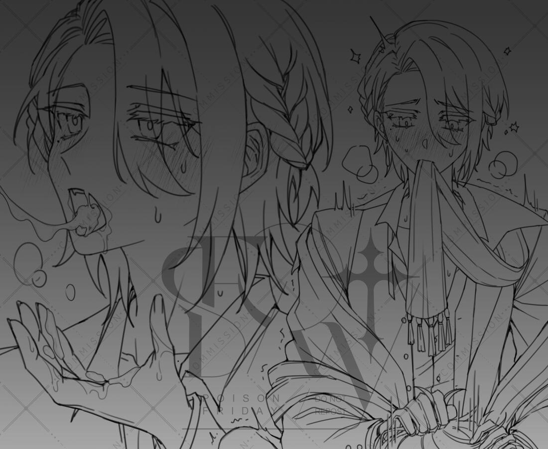 Sketch | Half body | +char | NSFW