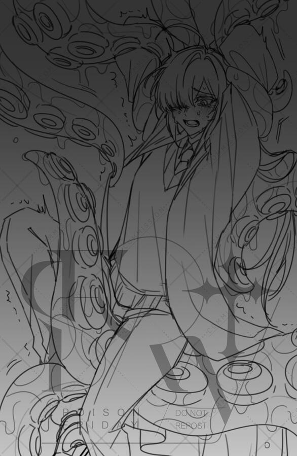 Sketch | Full body | +prop | NSFW