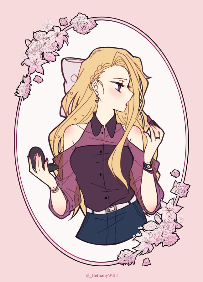 Lined | Half body | +prop | +BG