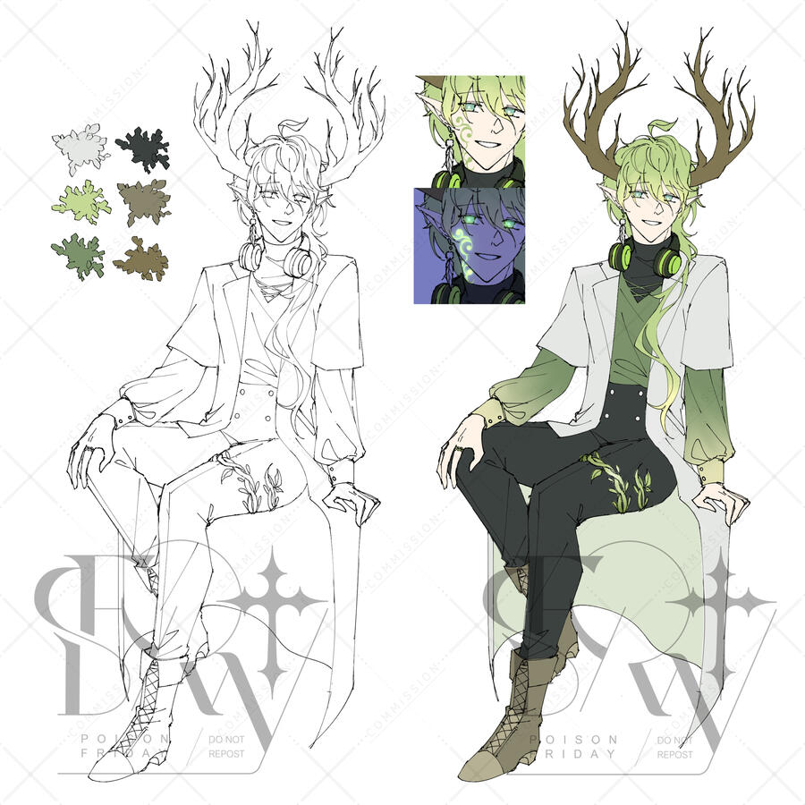 Sketch | Ref sheet | Custom design