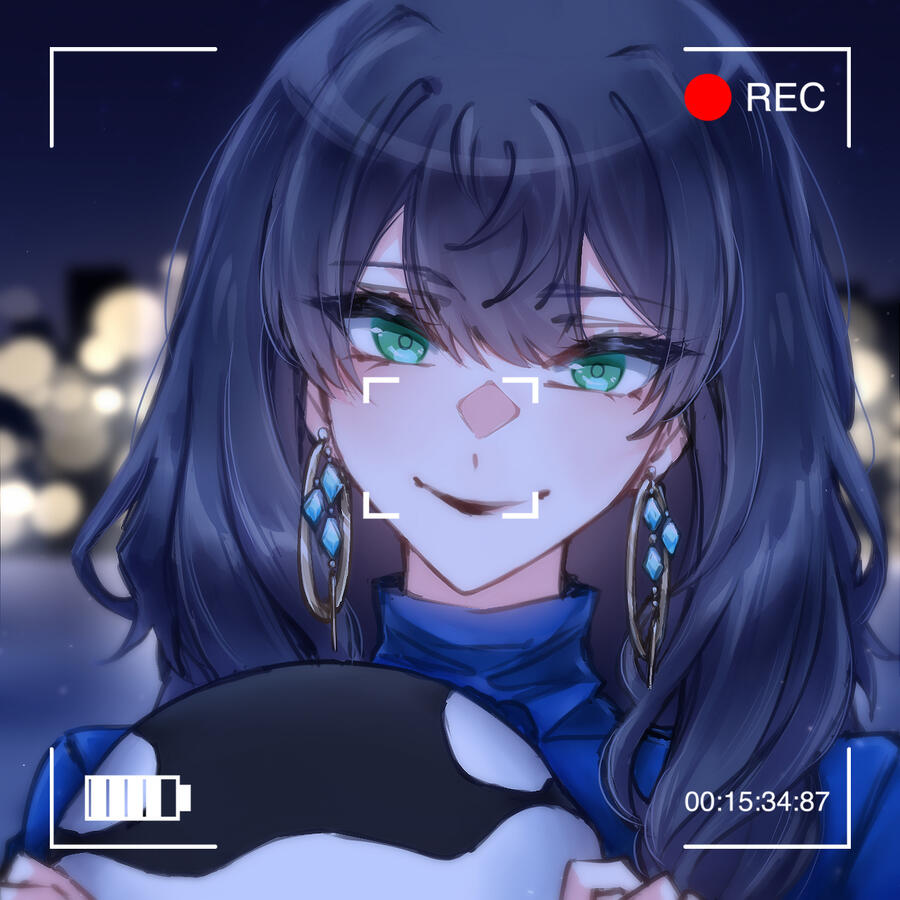 Sketch | Bust shot | +prop | +BG | +mood&tone