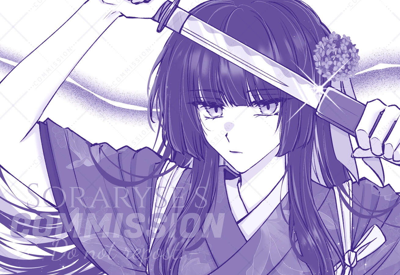 Sketch | Bust shot | +prop | +BG