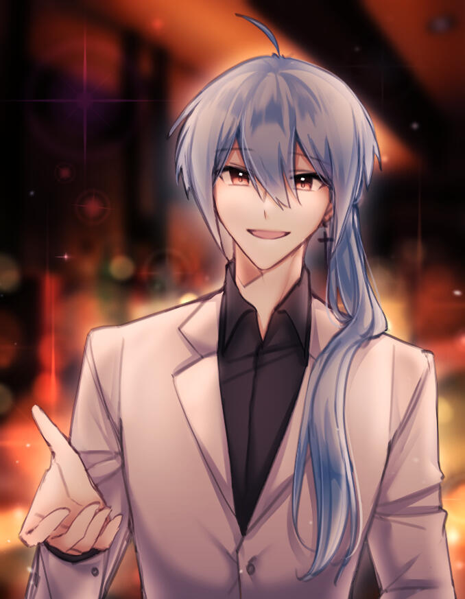 Sketch | Waist up | +BG (photo) | +mood&amp;tone