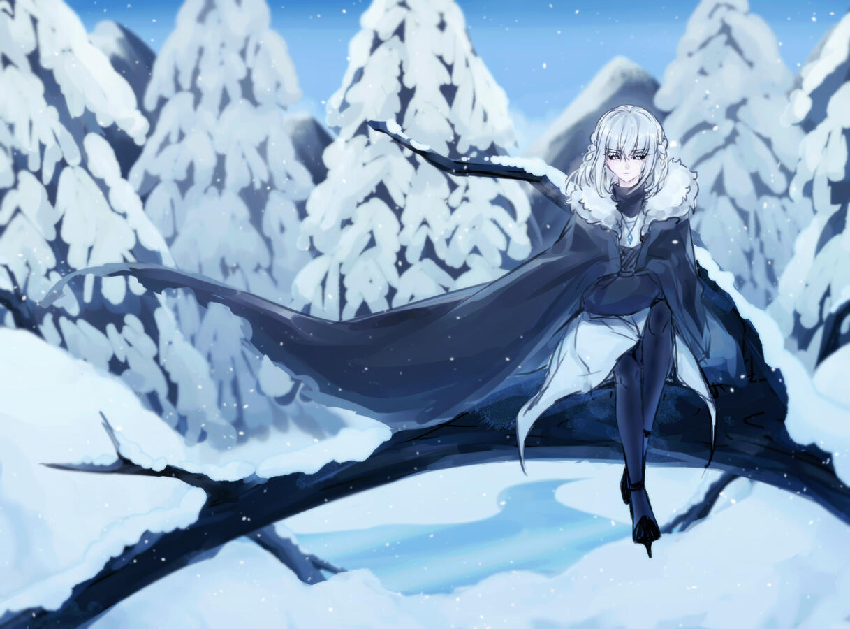 Sketch | Full body | +BG | +mood&tone