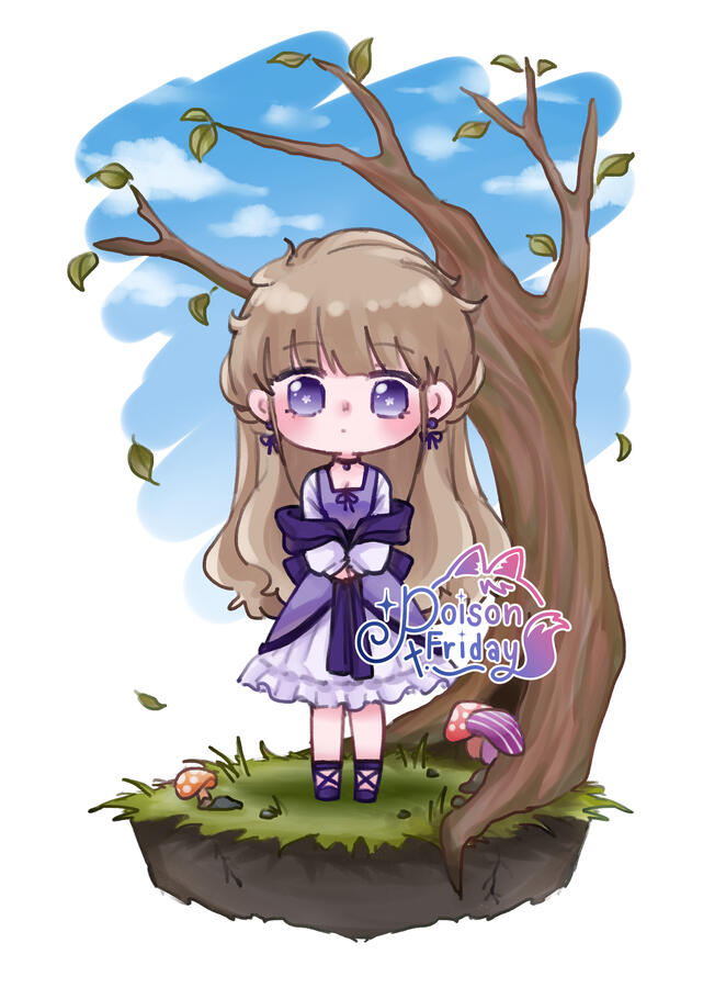 Sketch | Full body | +BG (diorama)