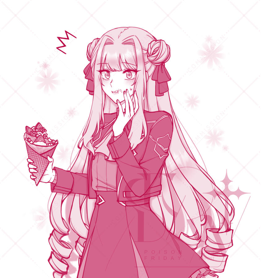 Sketch | Half body | +prop