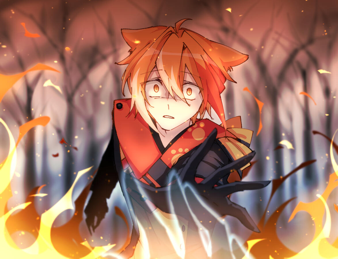 Sketch | Half body | +BG | +mood,tone