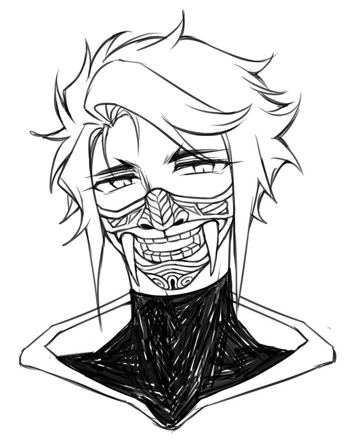Lined | Head shot