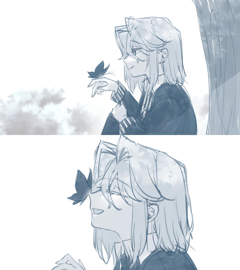 Sketch | Bust shot | +char | +BG